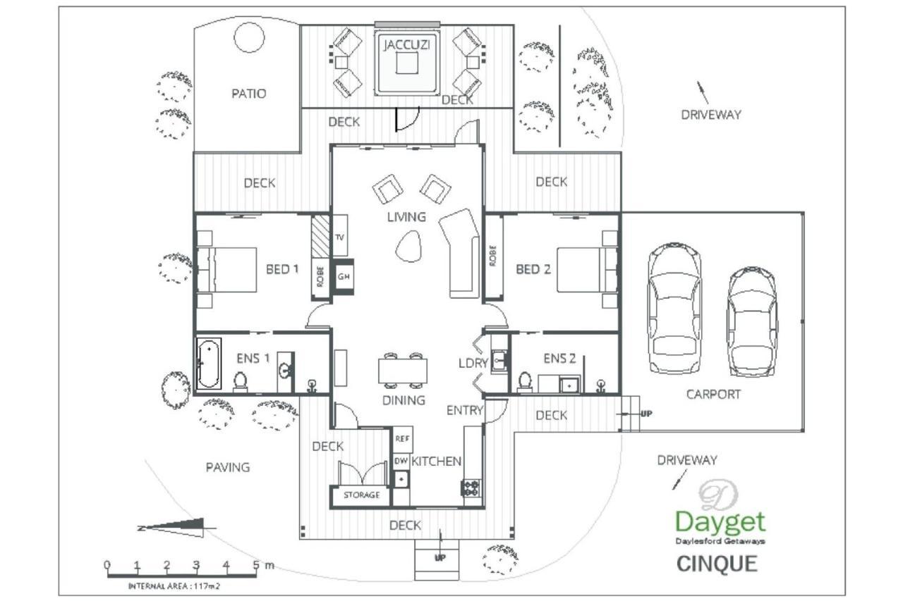 Cinque Villa Хепбърн Спрингс Екстериор снимка